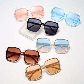 Fashion New Square Gradient Retro Sunglasses, 7 image