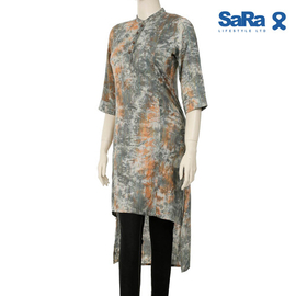 SaRa Ladies Ethnic mid length kurti (NWEW35B-MULTICOLOR), 3 image