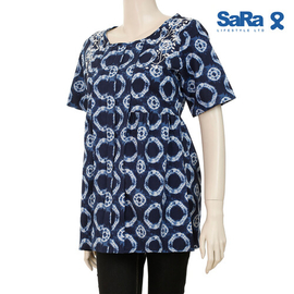 SaRa Ladies Fashion Tops (WFT121YHA-BLUE PRINTED), 2 image