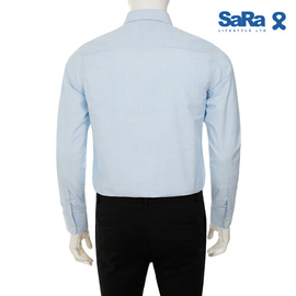 SaRa Mens Formal Shirt (MFS12FCF-Bright Blue), 3 image