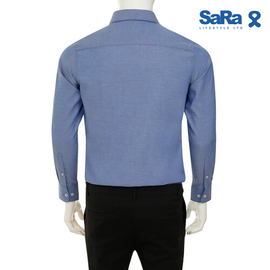SaRa Mens Formal Shirt (MFS12FCK-Navy), 3 image