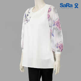 SaRa Ladies Fashion Tops (WFT161YH-White), 3 image