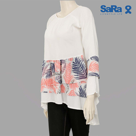 SaRa Ladies Fashion Tops (WFT26FDA-White), 2 image
