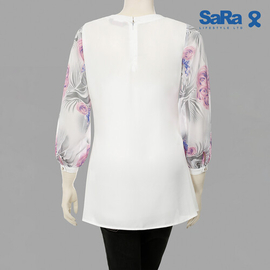 SaRa Ladies Fashion Tops (WFT161YH-White), 2 image
