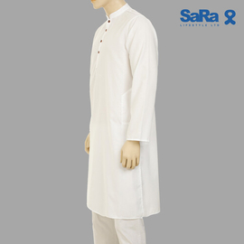 SaRa Mens Panjabi (MPJ562FCB-White), Size: S, 3 image