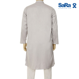 SaRa Mens Panjabi (MPJ13FCG-Grey), Size: S, 3 image