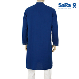 SaRa Mens Panjabi (MPJ712FC-Navy), Size: S, 2 image