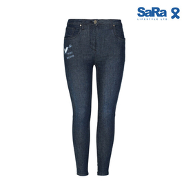 SaRa Ladies Denim Pant (WPT291YIA-Dark), Size: 28