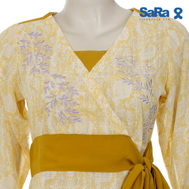 SaRa Ladies Fashion Tops (WFT181YHB-Yellow), Size: S, 2 image