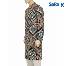 SaRa Mens Panjabi (MPJ662ACB-Printed), Size: S, 2 image