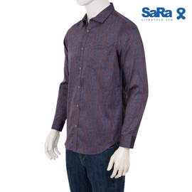 SaRa Mens Casual Shirt (MCS602FCI-Printed), Size: S, 2 image