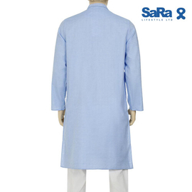 SaRa Mens Panjabi (MPJ31FJ-Blue), Size: S, 2 image