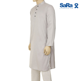 SaRa Mens Panjabi (MPJ13FCG-Grey), Size: S, 2 image