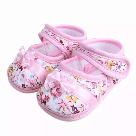 Floral Soft Baby Shoe, 4 image