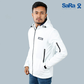 SaRa Mens Jacket (MJK22WJC-White), Size: M, 2 image