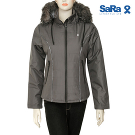 SaRa Ladies Jacket (WJK72WDC-City Grey), Size: M