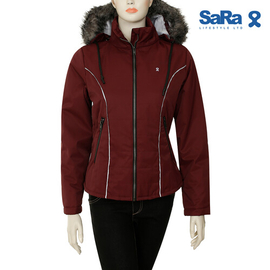 SaRa Ladies Jacket (WJK72WDB-Malbec), Size: M