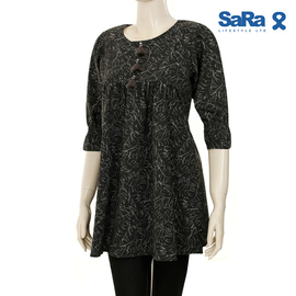 SaRa Ladies Fashion Tops (WFT1743FIB-Printed), Size: S, 2 image