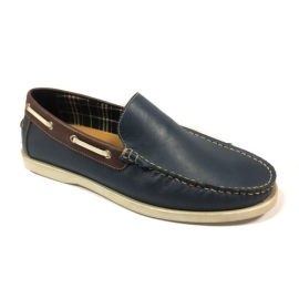 Bay Mens Casual Blue Shoes