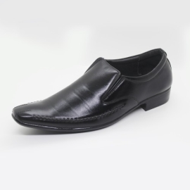 Bay Mens Casual Black Shoes