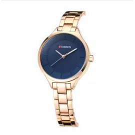 9015 - Stainless Steel Analog Watches for Women - Rose Gold, 3 image