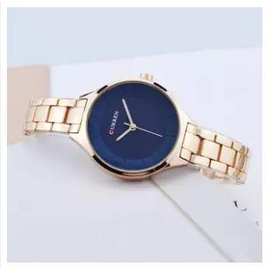 9015 - Stainless Steel Analog Watches for Women - Rose Gold, 4 image