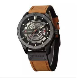 C8301 - Brown Leather Analog Watch for Men, 2 image