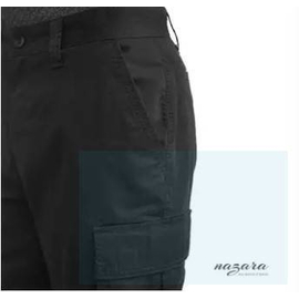 Cotton Shorts / Half pants for Men - Deep Black, 2 image