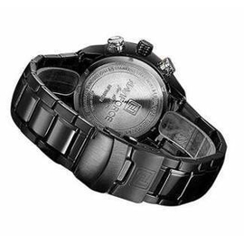 NAVIFORCE NF9093 - Black Stainless Steel Men's  Wrist Watch, 3 image