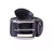 Black Leather Casual Belt for Men