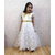 White & Golden Sequence Gown(3-4Y)