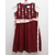 Cotton Frock For Girls-Maroon(9-10Y)