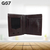 GS7 Men's Bifold Chocolate Short Wallet, 4 image
