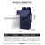 NAVIFORCE NFB6802 CF Blue Waterproof Mens Backpack with Separate Laptop Compartment Sport Business Bag - CF Blue, 7 image