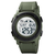 SKMEI 1576 Army Green PU Digital Watch For Unisex - Army Green