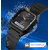 SKMEI 1604 Black PU Dual Time Sport Watch For Unisex - Black, 4 image