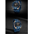 Naviforce NF9195 Royal Blue Stainless Steel Dual Time Watch For Men - RoseGold & Royal Blue, 14 image