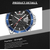 Naviforce NF9191 Silver Stainless Steel Analog Watch For Men - Royal Blue & Silver, 10 image