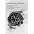 Naviforce NF9196 Silver And Black Two-Tone Stainless Steel Chronograph Watch For Men - Black & Silver, 3 image