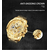 Naviforce NF8021 Golden Stainless Steel Chronograph Watch For Men - Golden, 11 image