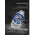 Naviforce NF8021 Silver Stainless Steel Chronograph Watch For Men - Royal Blue & Silver, 9 image
