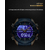 Naviforce NF9195 Royal Blue Stainless Steel Dual Time Watch For Men - RoseGold & Royal Blue, 10 image