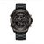 Naviforce NF9195 Black Stainless Steel Dual Time Watch For Men - Black