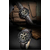 Naviforce NF9197L Chocolate PU Leather Dual Time Watch For Men - Black & Chocolate, 13 image