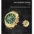 Naviforce NF8021 Golden Stainless Steel Chronograph Watch For Men - Green & Golden, 11 image