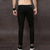 NZ-13100 Slim-fit Stretchable Denim Jeans Pant For Men - Deep Black, 3 image