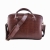 Croco Print Brown Leather Briefcase Bag SB-W16