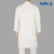 SaRa Mens Panjabi (MPJ562FCG-White), Size: XL, 3 image
