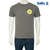 SaRa Mens T-Shirt (MTS161YK-Grey), Size: L