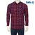 SaRa Mens Casual Shirt (MCS652ACA-BLUE & RED CHECK), Size: L